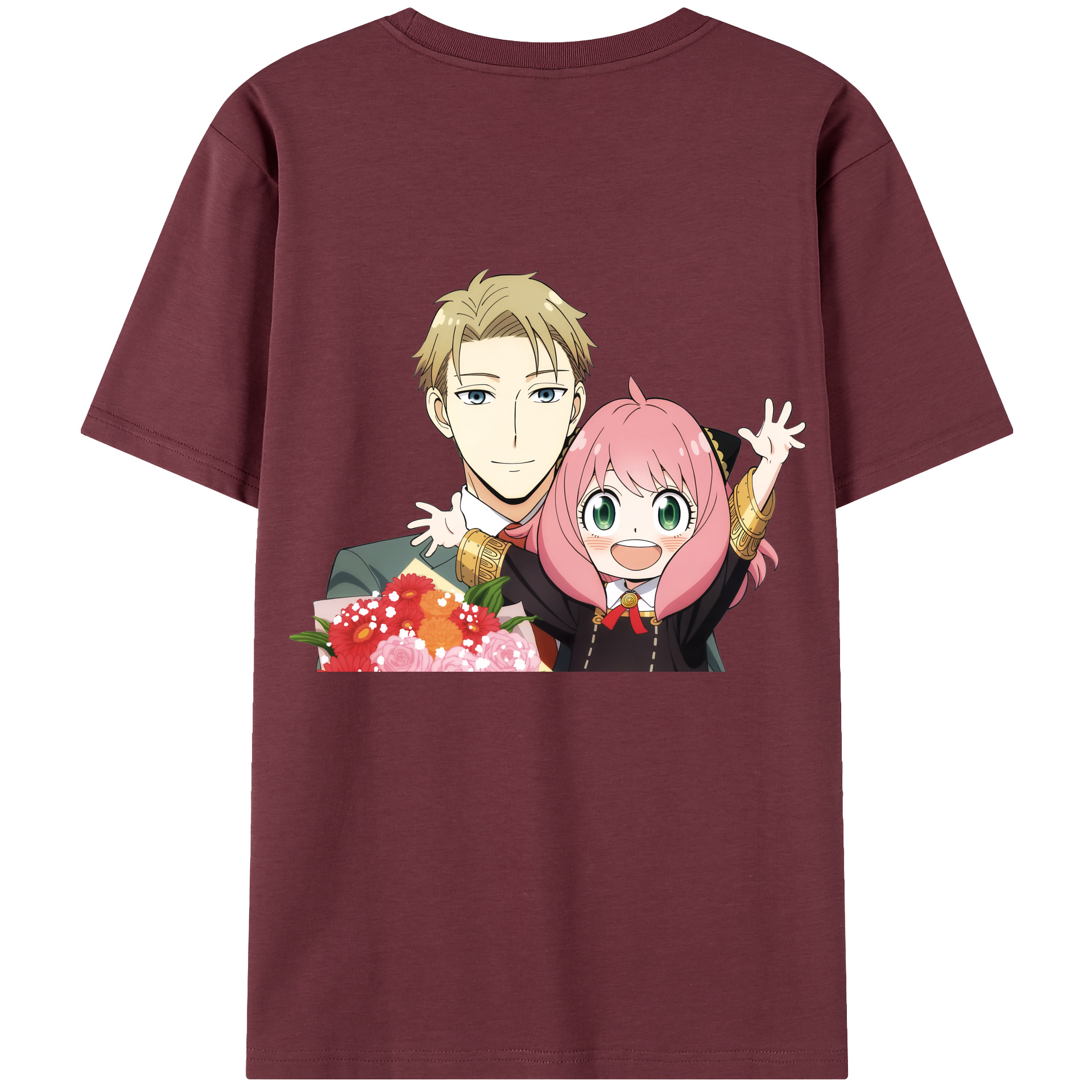 （画像用） SPY×FAMILY间谍家家酒 綿100％半袖Tシャツ（背面プリント）